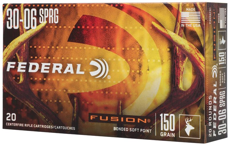 Купить Патрон для нарезного оружия FEDERAL (.30-06 Sprg.) FUSION (FSP)(150grs)(9,72г) в Алматы | Казахстан | Корган Центр