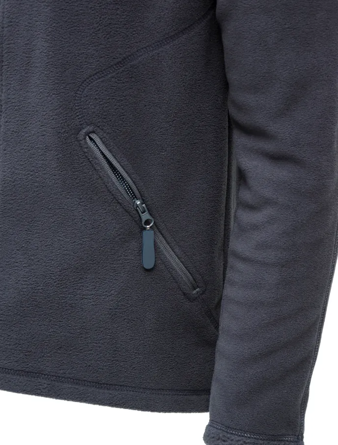 Толстовка мужская флисовая "Bear". Ткань флис антипиллинг (100% полиэстер, 400 г/кв.м.) Темно-синий — одежда для охоты, рыбалки, туризма и города | KORGAN.KZ