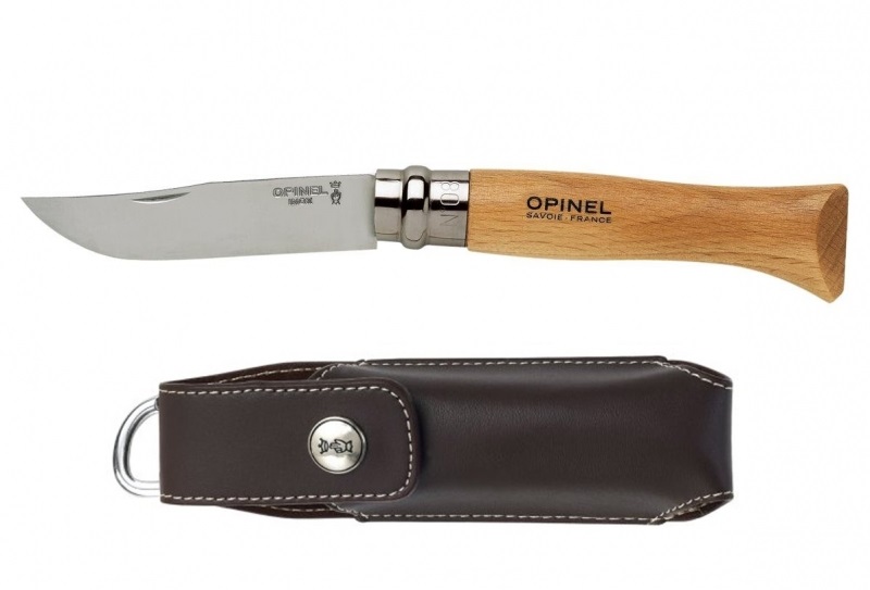 Купить Нож складной Opinel №08 с чехлом в Алматы — магазин Korgan Center | Казахстан | Доставка во все регионы