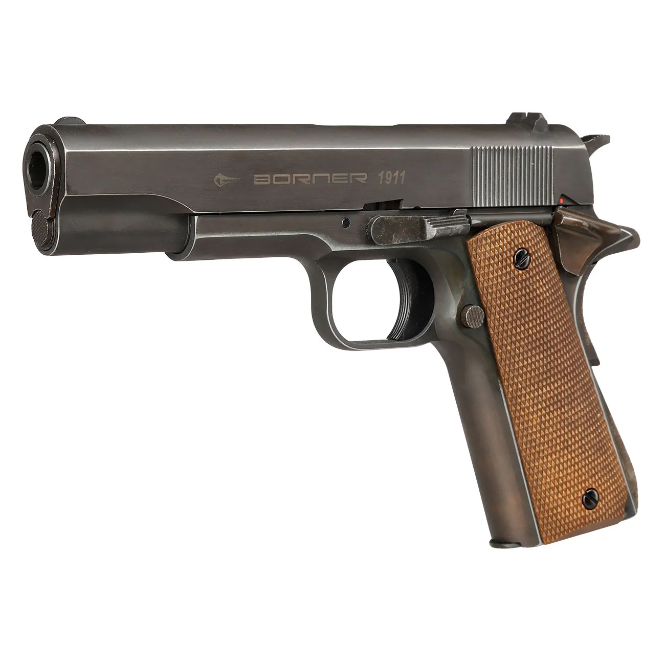 Фото Пистолет Borner 1911 Blowback, калибр 4,5 mm/Bbs CO2 — пневматический пистолет купить в Алматы
