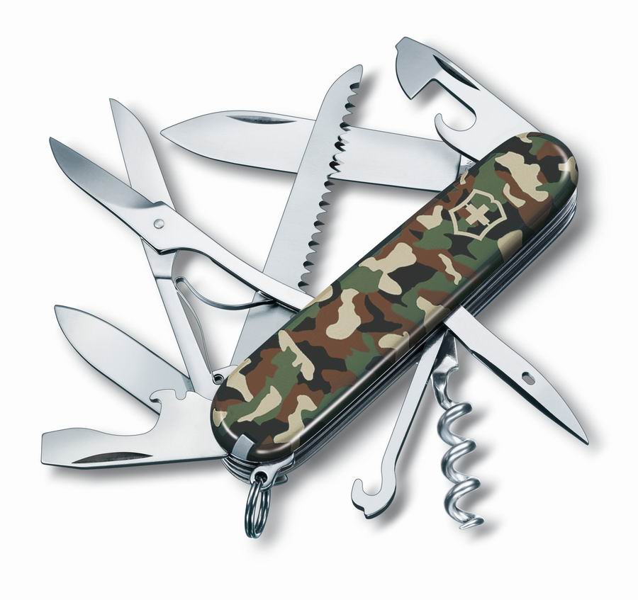 Купить Складной нож VICTORINOX Мод. HUNTSMAN CAMO в Алматы — магазин Korgan Center | Казахстан | Доставка во все регионы