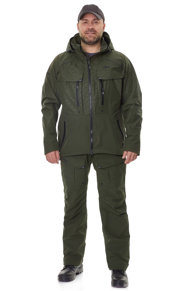 Костюм для рыбалки GRAYLING Тугур, хаки — куртки, жилеты, маскировочные костюмы, одежда для рыбалки и охоты | KORGAN Казахстан