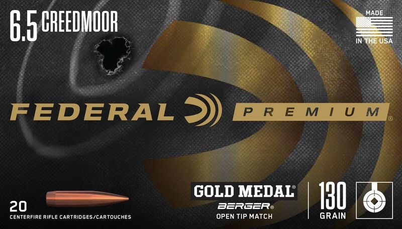 Купить Патрон для нарезного оружия FEDERAL PGM (6,5 Creedmoor) BERGER AR HYBRID OTM (BH-OTM)(130grs)(8,42г) в Алматы | Казахстан | Корган Центр