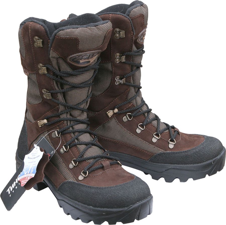 Полусапоги зимние ХСН Зверобой VIP (нубук) (Thinsulate) — обувь, стельки и уход за обувью | KORGAN.KZ