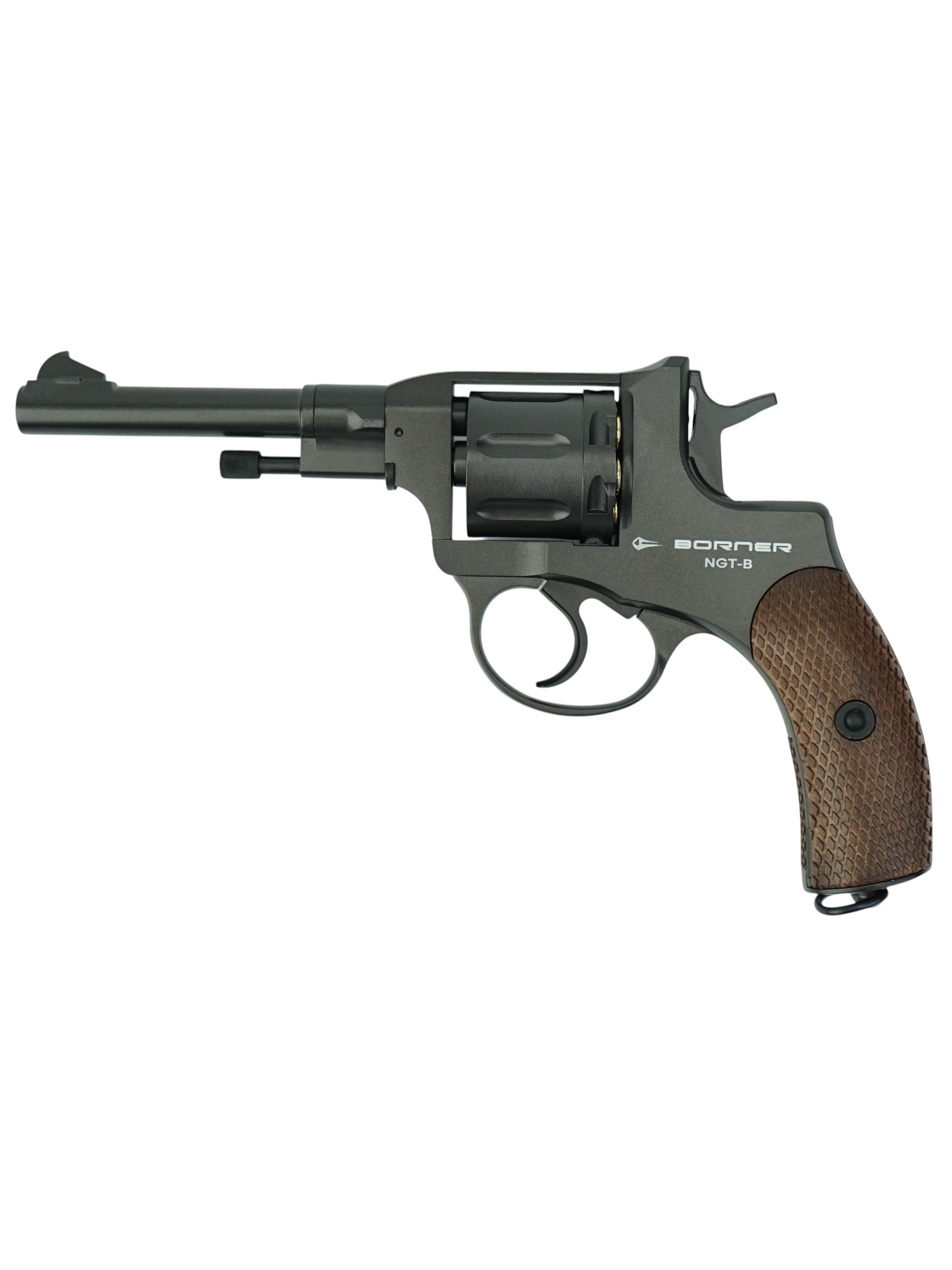 Фото Пневматический револьвер Borner NGT Black калибр 4.5 mm/BBs CO2 — пневматический пистолет купить в Алматы