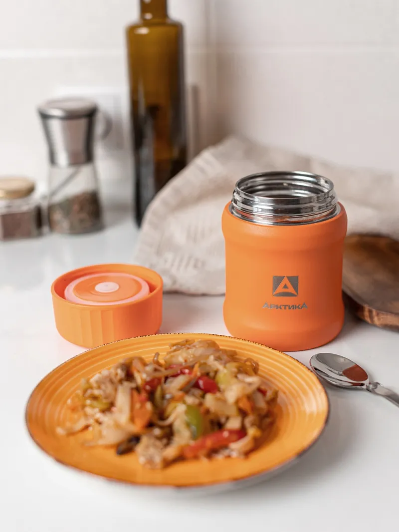 Термос АRСTIСA FOOD для еды вакуумный, бытовой — качественный термос для походов, туризма и активного отдыха