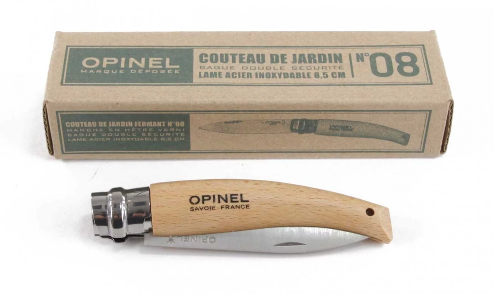 Купить Нож складной Opinel №08 GARDEN  de jardin в Алматы — магазин Korgan Center | Казахстан | Доставка во все регионы