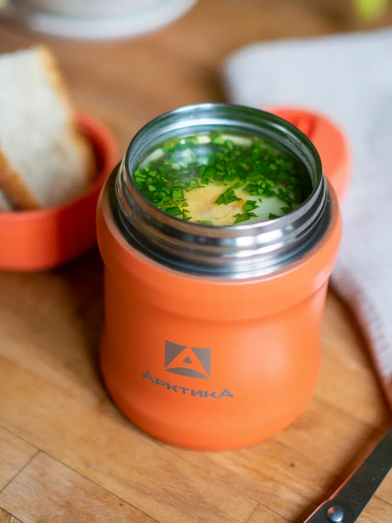 Термос АRСTIСA FOOD для еды вакуумный, бытовой — качественный термос для походов, туризма и активного отдыха