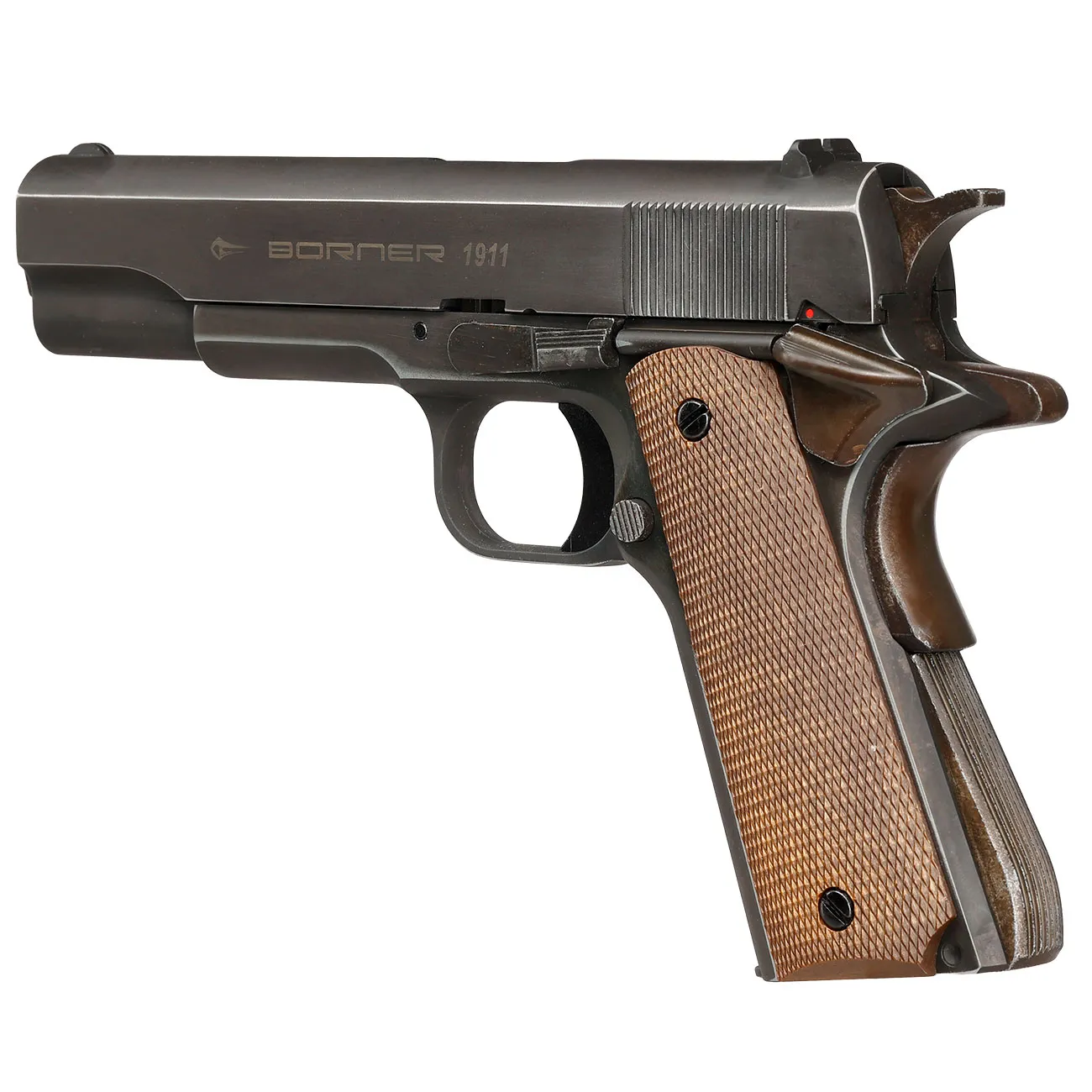Фото Пистолет Borner 1911 Blowback, калибр 4,5 mm/Bbs CO2 — пневматический пистолет купить в Алматы