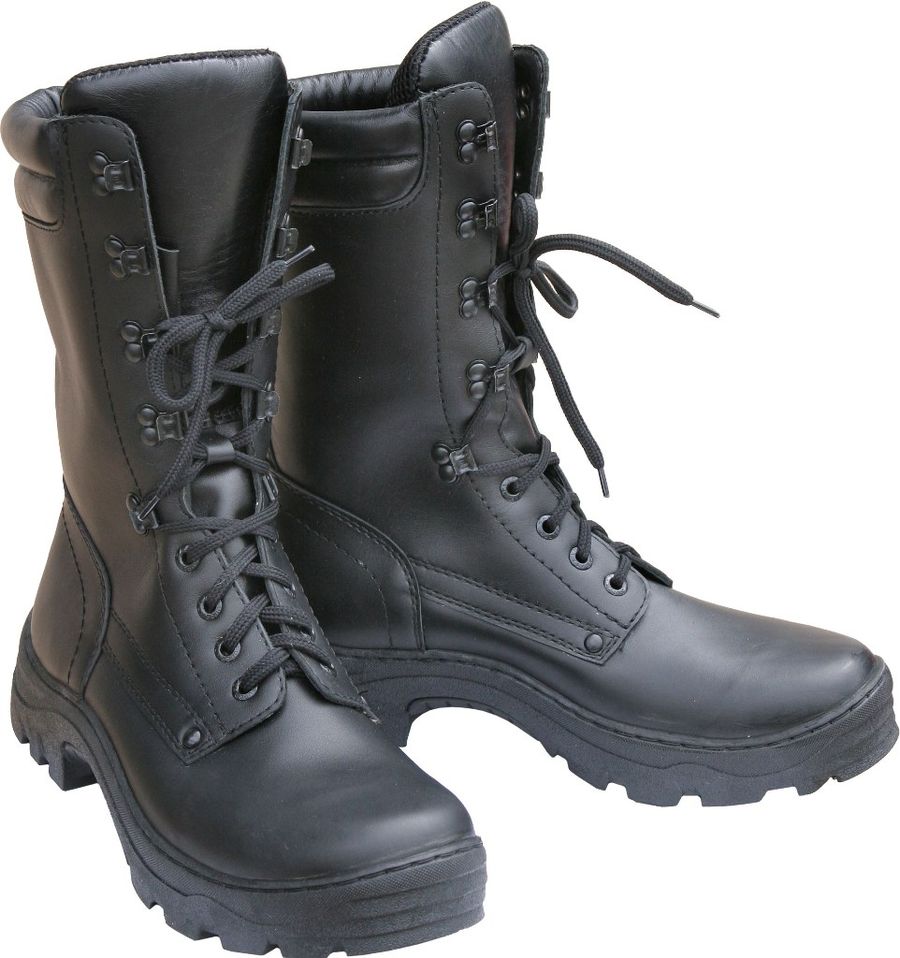 Сапоги летние ХСН Охотничьи (кожа) (камбрель) (черный) — обувь, стельки и уход за обувью | KORGAN.KZ