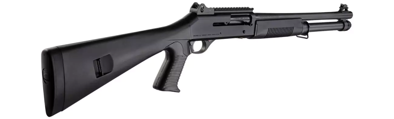 Гладкоствольное ружье BENELLI Moд. M4 BLACK PISTOL GRIP (полуавтоматическое) для охоты и спортивной стрельбы в Алматы, Казахстан