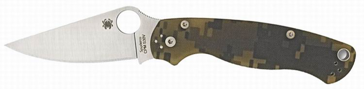 Купить Складной нож SPYDERCO Мод. PARA MILITARY 2 в Алматы — магазин Korgan Center | Казахстан | Доставка во все регионы