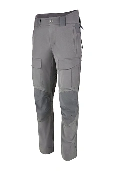 Брюки мужские "Extreme".Ткань софт-шелл на флисе (88%нейлон/12%эластан). Мембрана 10000мм/10000 г/м2/24 часа. Teflon. Серый — технические характеристики, материалы, бренд | KORGAN.KZ