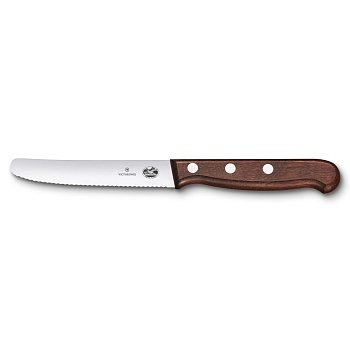 Кухонный нож VICTORINOX Мод. WOOD TOMATO AND TABLE SERRATED #5.0830.11G для кухни в Алматы, Казахстан