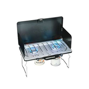 Плитка газовая KOVEA Мод. SLIM TWIN STOVE LITE (от 220г/230г/450г) — газовая горелка или лампа для туризма и кемпинга в Казахстане