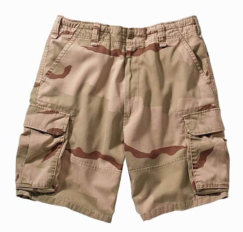 Шорты ROTHCO Мод. VINTAGE PARATROOPER CARGO (Tri-Color Desert Camo) — технические характеристики, материалы, бренд | KORGAN.KZ