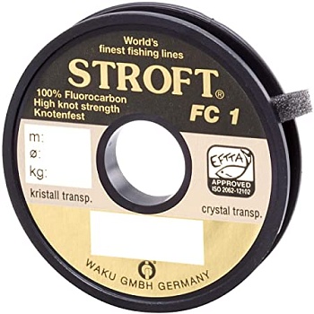 Леска STROFT FC1 флюорокарбон (50м) 0,10мм (1,2кГ) — леска для рыбалки, плетёнка, флюорокарбон | Алматы, Казахстан