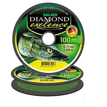 Леска SALMO Мод. DIAMOND EXELENCE — леска для рыбалки, плетёнка, флюорокарбон | Алматы, Казахстан