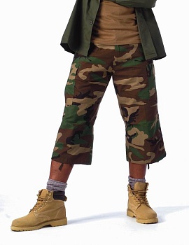 Штаны ROTHCO Мод. ULTRA FORCE 6-PKT CAPRI (Woodland Camo) — технические характеристики, материалы, бренд | KORGAN.KZ