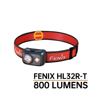 Фонарь FENIX Мод. HL32R-T черный — налобные, ручные и кемпинговые фонари | Алматы, Казахстан