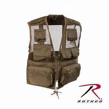 Жилет ROTHCO Мод. RECON (Coyote Brown) для рыбалки и охоты в Алматы, Казахстан