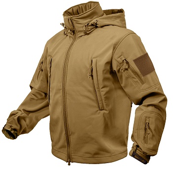 Куртка ROTHCO Мод. SPECIAL OPS SOFTSHELL (Coyote Brown) — одежда для охоты, рыбалки и города | KORGAN Алматы