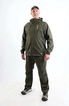 Костюм летний NOVATEX "Оазис" ТМ GRAYLING +25°C (тк.хлопок/лен)(т.хаки) — одежда для охоты, рыбалки и города | KORGAN Алматы