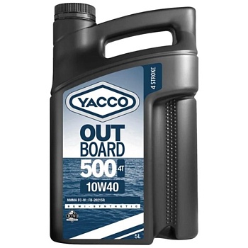 Масло моторное YACCO Мод. OUTBOARD 500 4T 10W40 - API SM — купить в Алматы | KORGAN.KZ