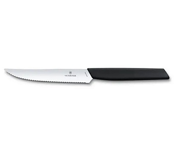 Кухонный нож VICTORINOX Мод. SWISS MODERN STEAK AND PIZZA SERRATED #6.9003.12W для кухни в Алматы, Казахстан