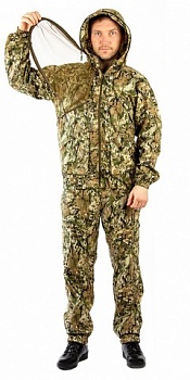 Костюм летний NOVATEX "РЫСЬ" с сеткой (тк.смесовая)(степь) — одежда для охоты, рыбалки и города | KORGAN Алматы