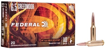 Патрон для нарезного оружия FEDERAL (6,5 Creedmoor) FUSION (FSP)(140grs)(9,07г) доступен в нашем магазине