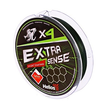 Шнур HELIOS Мод. EXTRASENSE X4 PE GREEN — леска для рыбалки, плетёнка, флюорокарбон | Алматы, Казахстан