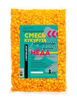 Прикормочная смесь КАРПОМАНИЯ (кукуруза натуральная с ароматом меда)(1кГ) — приманки, бойлы, пеллетс | Алматы, Казахстан
