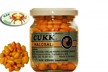Кукуруза CUKK DELIKATES EXTRA (аромат краба-оранжевая)(220мл.-125г.) — приманки, бойлы, пеллетс | Алматы, Казахстан
