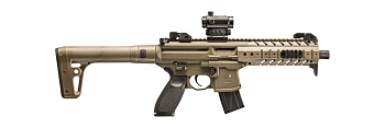 Пневматическая винтовка SIG-SAUER Мод. MPX ASP FDE c прицелом RED DOT — купить пневматическую винтовку в Алматы | Доставка по Казахстану