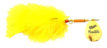 Блесна MEPPS GIANT MARABOU (gold/chartreuse tail) — купить блесну в Алматы | KORGAN