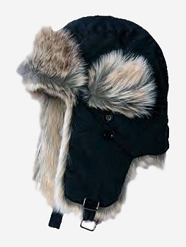 Шапка Alaskan с меховой отделкой черная (B346) — характеристика, материалы и назначение | KORGAN.KZ