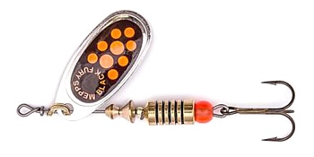 Блесна MEPPS BLACK FURY (silver orange dots) — купить блесну в Алматы | KORGAN