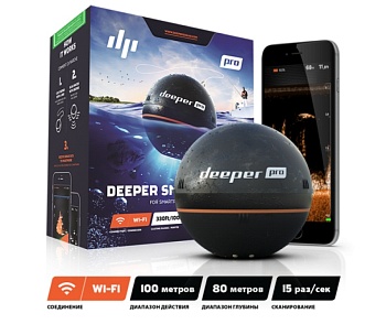 Беспроводной эхолот DEEPER PRO+ — купить в Алматы | KORGAN.KZ