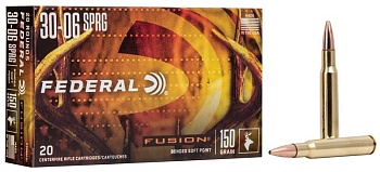 Патрон для нарезного оружия FEDERAL (.30-06 Sprg.) FUSION (FSP)(150grs)(9,72г) доступен в нашем магазине