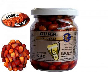 Кукуруза CUKK DELIKATES EXTRA (аромат колбасный-коричневая)(220мл.-125г.) — приманки, бойлы, пеллетс | Алматы, Казахстан