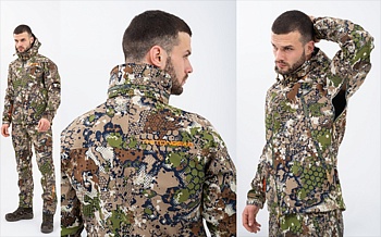 Костюм демисезонный TRITON "Triton Pro -5°C" (тк.soft shell)(forest green) — одежда для охоты, рыбалки и города | KORGAN Алматы