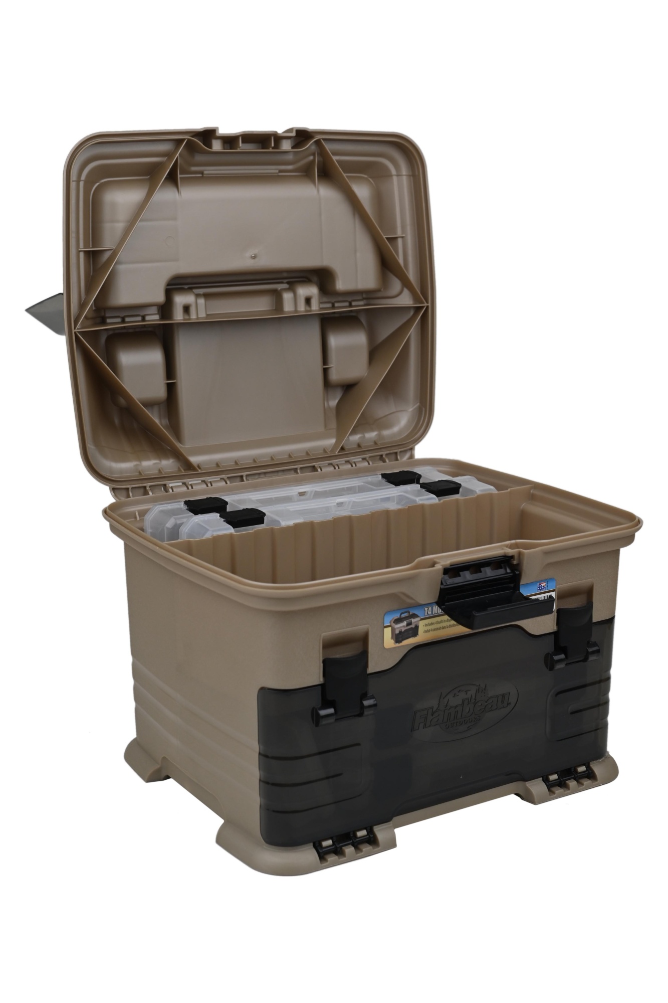 Ящик FLAMBEAU Мод. T4 — рыболовное снаряжение, чехлы, коробки, ящики | Алматы, Казахстан