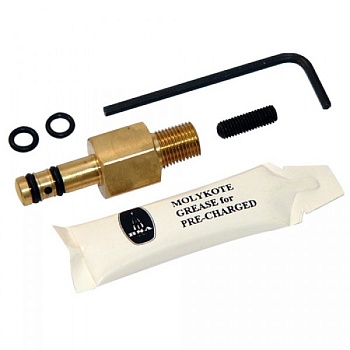 Қаруға арналған бөлшектер мен керек-жарақтар / Запчасти и аксессуары для пневматики — Адаптер+смазка BSA для баллона с сжатым воздухом к пневматическим винтовкам Мод. ULTRA / SCORPION