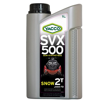 Масло моторное YACCO Мод. SVX 500 SNOW 2T - API TC — купить в Алматы | KORGAN.KZ