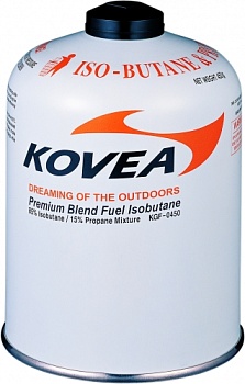 Газовый баллон KOVEA Мод. KGF-0450 (450г) — газовая горелка или лампа для туризма и кемпинга в Казахстане