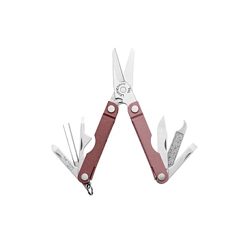 Мультиинструмент LEATHERMAN Мод. MICRA HEATHERED BLUSH для охоты и туризма в Алматы, Казахстан