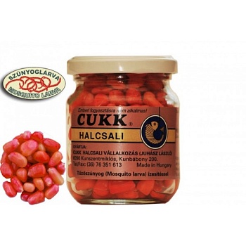 Кукуруза CUKK DELIKATES EXTRA (аромат личинок комара-розовая)(220мл.-125г.) — приманки, бойлы, пеллетс | Алматы, Казахстан