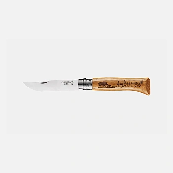 Купить Нож складной Opinel №8  Animalia OAK Boar в Алматы — магазин Korgan Center | Казахстан | Доставка во все регионы
