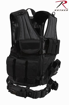 Жилет ROTHCO Мод. M.O.L.L.E. CROSS DRAW (Black) для рыбалки и охоты в Алматы, Казахстан
